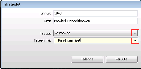 87... Koska yritysten toimialat vaihtelevat ja myös raportointi- ja analysointitarpeet ovat erilaisia, on suositeltavaa muokata tilikartta vastaamaan yrityksen tarpeita.