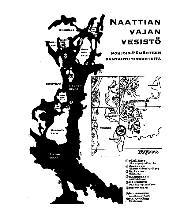 15. NAATTIAN VAJAN SIJAINTI JA VESISTÖKARTTA www.melanvilauttajat.