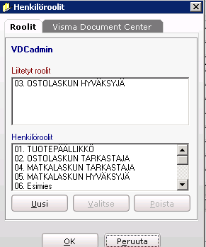 7. Perusta hakemisto DocumentCenter haluamaasi paikkaan esim. Nova-jaon alle ja jaa se kaikille käyttäjille 8. Lisää hakemistoon alihakemisto AutoImport 9.