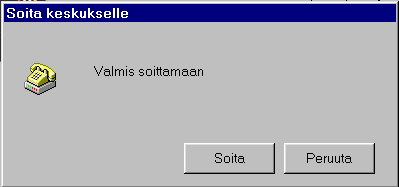 Soitto suoraan hälytysjärjestelmään. Soitto hälytysjärjestelmään puhelinvastaajan ohi (AMC). Puhelinyhteyden katkaisu hälytysjärjestelmään. Vastaanotto hälytysjärjestelmästä.