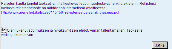 Digital ID Cardin tms., hyväksy se. Älä liiku selaimen nuolinäppäimellä taaksepäin tai eteenpäin kirjautumisvaiheessa tai muulloinkaan tallennuksen aikana. 5.