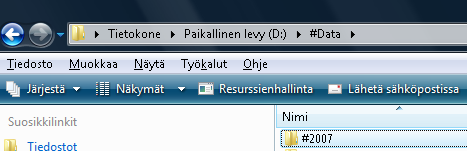 KR TT- koulutuskiertue 8.12.2008 Oulu - Windows-työasemakäyttöjärjestelmät Kimmo Rousku sivu 224 Ylempi kansio?