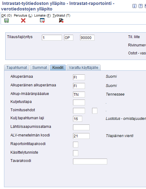 (Eurooppa) EU-toimintojen käyttö Luku 4 Täydennysmäärä jotka aiheutuvat kuljettamisesta ja vakuutuksista, tavara kuljetetaan maan rajalle.