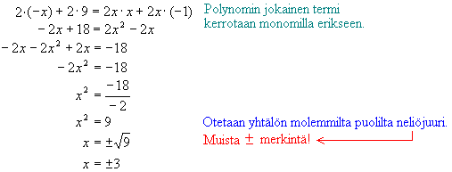 Harjoituskokeen ratkaisut. Vastaus: tai. Vastaus: 0 tai.