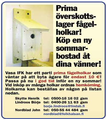 Säsongkortet kan beställas på info@vifk.fi 50,00 / säsongkort. nit, kävelyt, pyöräilyt jne. Kun pelaajille tulee lisää ikää ja harjoittelun määrä nousee, niin lajiharjoittelun osuus pitäisi lisääntyä.