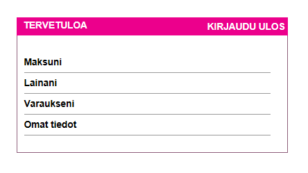 Omat sivut & Omat tiedot Oma hylly Oma hylly on oma muistilistasi kirjastoaineistosta. Kirjautumattomana käyttäjänä voit siirtää teoksia omaan hyllyyn väliaikaismuistiin.