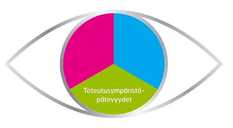 3.3 Toteutusympäristön pätevyyselementit Tämä osuus kattaa toteutusympäristön pätevyyselementit.