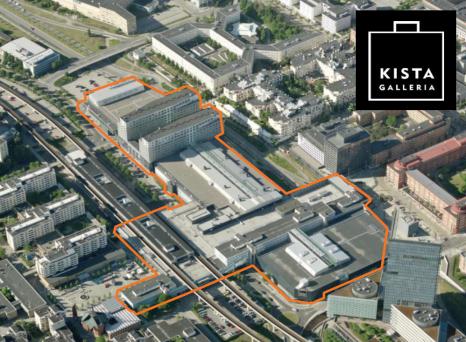 Kista Galleria lyhyesti Yksi Tukholman suurimmista kauppakeskuksista Kista Galleria ~90,000 m 2 vuokrattavaa pinta-alaa, 60,000 m 2 kaupan pinta-alaa Pysäköintitila jossa 2,500 parkkipaikkaa