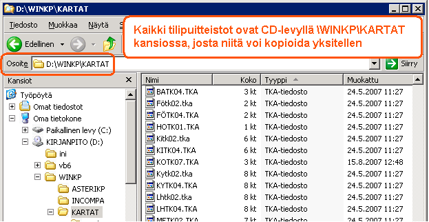 TILIKARTTOJEN ASENTAMINEN Osakeyhtiön tilikarttoihin OYTK07 ja ABTK07 on lisätty tilejä.