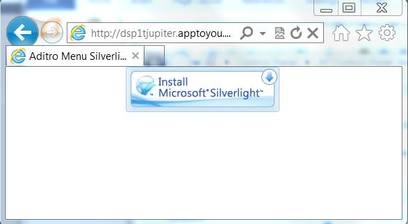 Toukokuu 2012 6 (57) Käyttäjä voi asentaa Silverlight version valitsemalla kuvan linkistä Install mutta näin toimiessa tulee huomioida se, että tästä linkistä