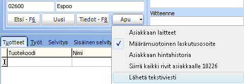 Useita samanlaisia ajoneuvoja voidaan perustaa peräkkäin OK, Uusi toiminnolla, jättäen vanhat tiedot pohjalle.