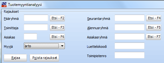 RAPORTOINTI RAPORTTIEN OTTAMINEN VEROTTOMIN SUMMIN Raportin ulkonäkö- välilehdellä voidaan nyt valita tietyissä raporteissa, otetaanko summat verollisina vai verottomina.