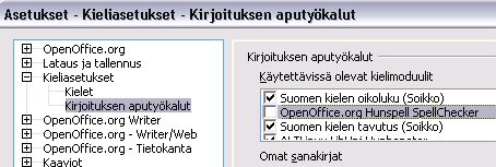 - 125 - Mahdollinen tavutusongelma voi johtua myös siitä, että asiakirjan oletuskieli on joku muu kuin suomi.