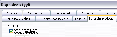 - 137 - Napsauta välilehteä Fontti ja valitse kohdan Kieli luettelosta kieleksi amerikanenglanti.