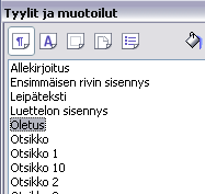 - 156 lilehti Sivu, valitse kentän Sivun asettelu arvoksi Peilattu, ja aseta sen jälkeen marginaalit kenttiin Sisempi ja Ulompi. 3.26. Miten teen ensimmäiselle sivulle muista poikkeavat asettelut?