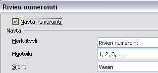 - 169 Oletusmuotoilun palautus tarkoittaa tekstialueen tyylin mukaisen oletusmuotoilun palautusta ja siten mm.