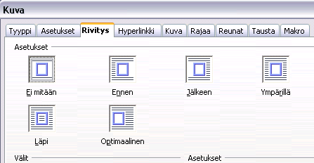 - 91 - Välilehdellä Rajaa voidaan skaalata eli muuttaa kuvan kokoa. Skaalaamalla voidaan vakioida esim. useamman kuvan koko samassa asiakirjassa, jos kaikista kuvista haluaa samankokoisia.