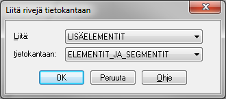 63 segmenttitietokannassa segmenttejä saadaan lopputulokseen mukaan seuraavilla toimenpiteillä: Tee äskeisen kyselyn tulokselle (Query1) käänteinen valinta Kysely (Query) => Käänteinen valinta