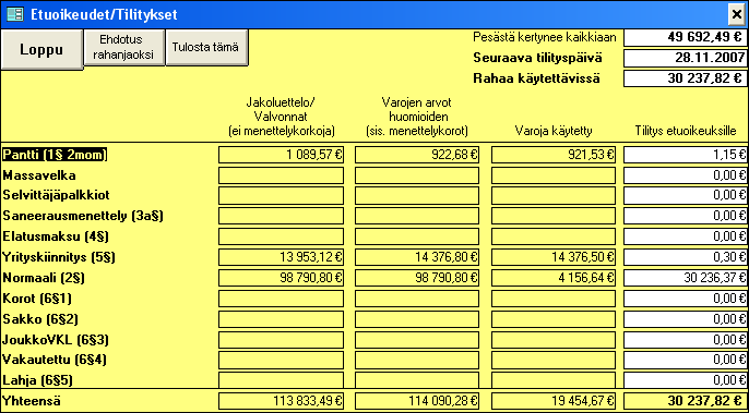 ja velka voidaan erikoismerkitä sellaiseksi jota ei tarvitse valvoa tai jälkivalvotuksi.