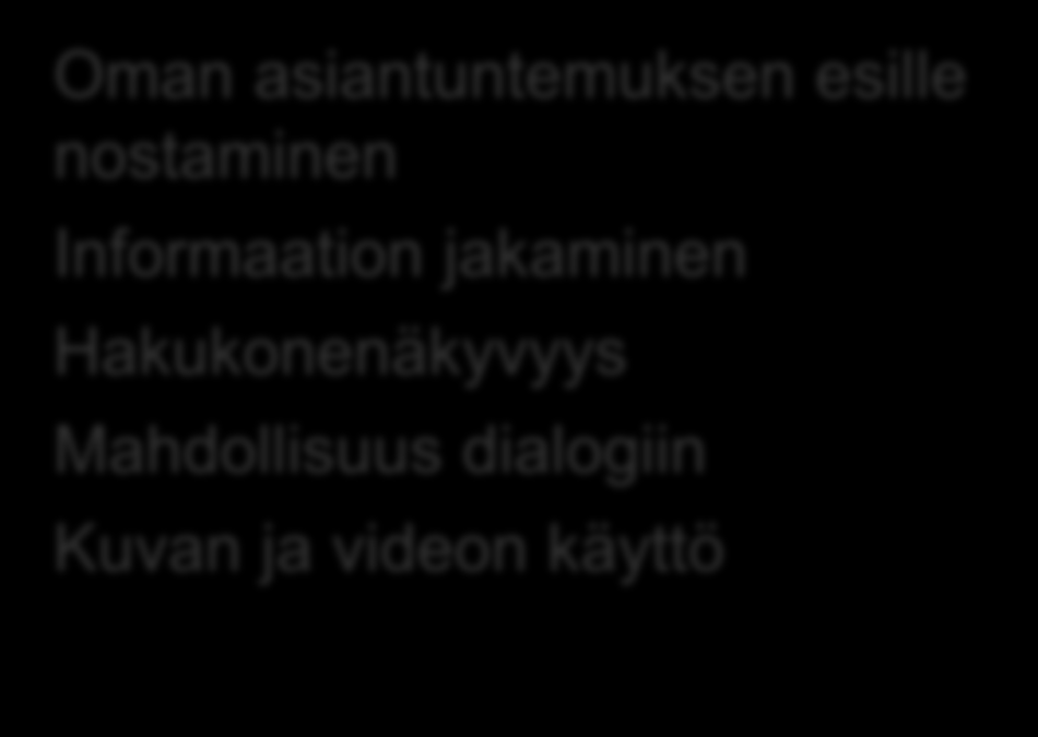 Informaation jakaminen Hakukonenäkyvyys
