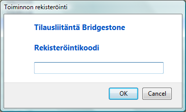 LISÄTOIMINTOJEN KÄYTTÖÖNOTTO YLEISTÄ Ohjelman lisämoduulit ja erilaiset liitännät aktivoidaan käyttöön rekisteröintikoodein.