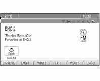26 Radio Kullakin aaltoalueella on 2 automaattitallennuksen luetteloa (AS 1, AS 2), joista kumpaankin voidaan tallentaa 6 asemaa. Vastaanotettava asema näkyy korostettuna.