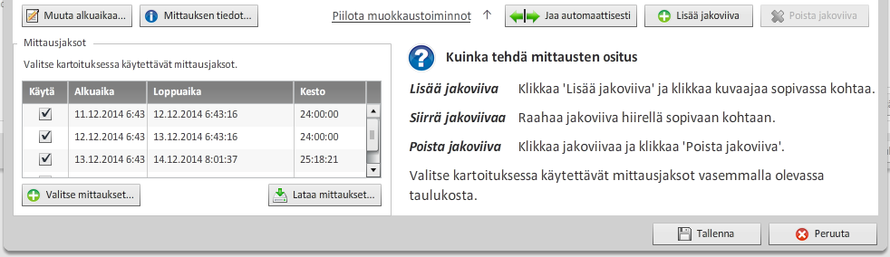 19 4. Ohjelma lataa nyt mittauksen palvelimelle. Kun lataus on valmis ruutuun avautuu ikkuna, jossa ilmoitetaan mittauksen varmuuskopioiden tallennuskansio. Paina OK. Lataus on valmis. 5.