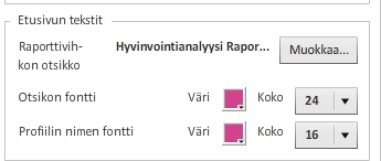 64 4. Kuva on lisätty onnistuneesti. Voit poistaa kuvan painamalla Poista tai ladata uuden kuvan korvaamaan nykyisen painamalla Lataa. 5. Voit määrittää, mihin kohtaan kansilehteä kuva sijoitetaan.