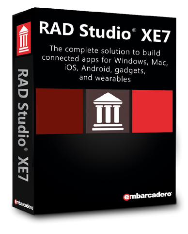 RAD Studio XE7 Täydellinen ohjelmistojen kehitysratkaisu, kun haluat ohjelmien jakavan tietokantoja ja dataa Windows-, Mac-, ios- ja Android-laitteissa ja muissa älylaitteissa.