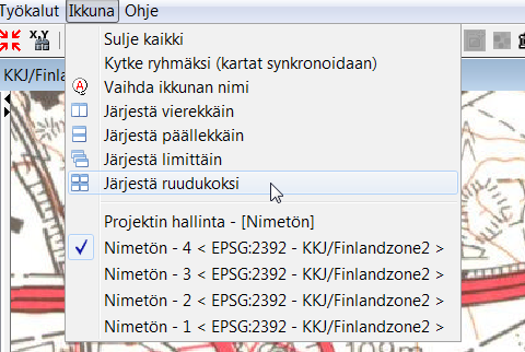 Kosmo GIS ja synkronoidut karttanäkymät Kosmo toteuttaa saman idean kuin OpenJUMP mutta vähän paremmin.