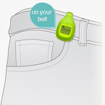 Fitbit Zip -anturin käyttö Mitä Fitbit Zip mittaa?