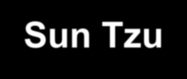 Sun Tzu Know your enemy, know yourself, and your victory will not be threatened.