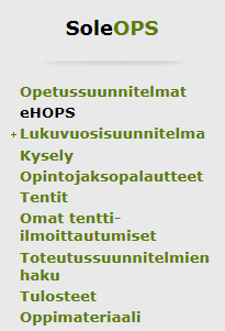 4 (5) Ilmoittautuminen toteutussuunnitelman kautta Valitse Toteutussuunnitelmien haku Käytä haluamiasi hakuehtoja ja Suorita haku Kannattaa käyttää mahdollisimman vähän hakuehtoja ja lisätä niitä