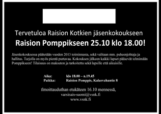 Raisio TIEDOTTAA 17 Tilapäistä lastenhoitoapua MLL:sta Mannerheimin Lastensuojeluliiton Varsinais-Suomen piiri välittää koulutettuja ja luotettavia hoitajia myös Raision alueella asuville