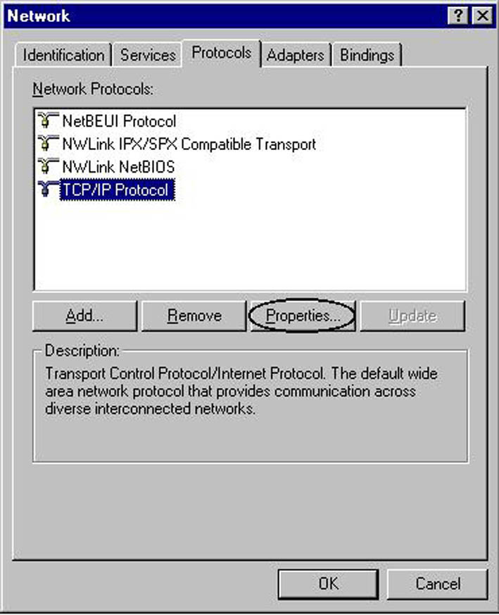 3.1.6 Configuring PC in Windows NT4.0 1.