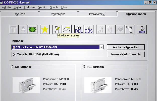 l a s e r t u l o s t i m e t Minolta-QMS PagePro 1100L Minolta on perusrakenteeltaan Epsonin kaltainen, mutta Minoltan koneistonopeudeksi on speksattu 10 sivua minuutissa.