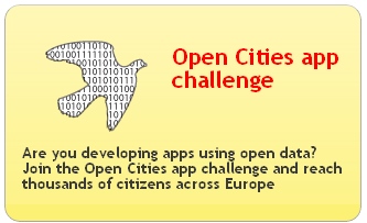 Kilpailuja Paras Mobiilipalvelu 2012 Apps4Finland -kilpailu Kansainvälinen avoimen tiedon sovelluskilpailu Kilpailutyöt tulee jättää 30.6.2012 mennessä Datasetit: data.opencities.