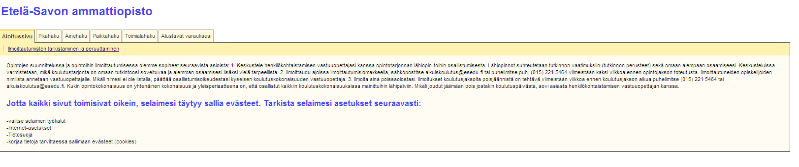 Ilmoittautumisohje Hellewiin 1. Mene sivulle https://www.