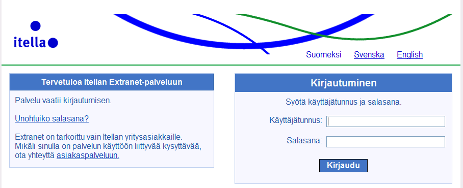 Uuden extranet-palvelun käyttöönotto ja pääkäyttäjän