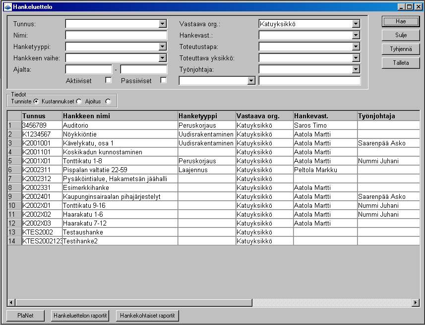 ProConcept-kokonaisratkaisu, eri sovellusosiot ja niiden roolit MUUT JÄRJESTELMÄT Tsto-sovellukset (asiakirjatiedostot) word excel.