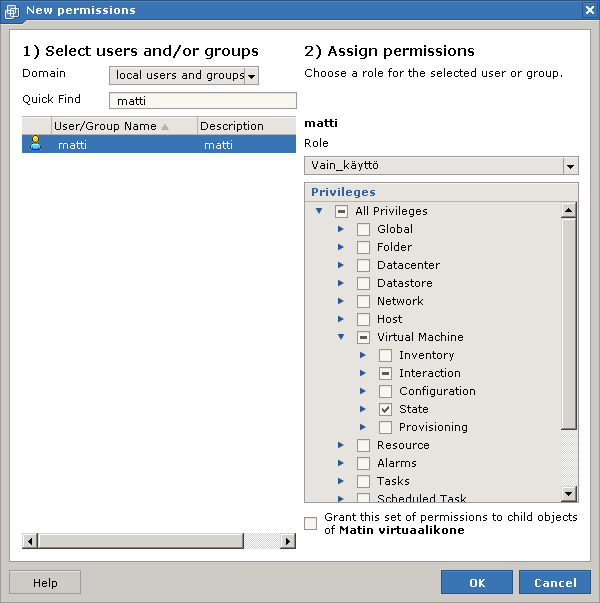 18 Kuva 6. Valmiin virtuaalikoneen lisääminen ohjelmaan.