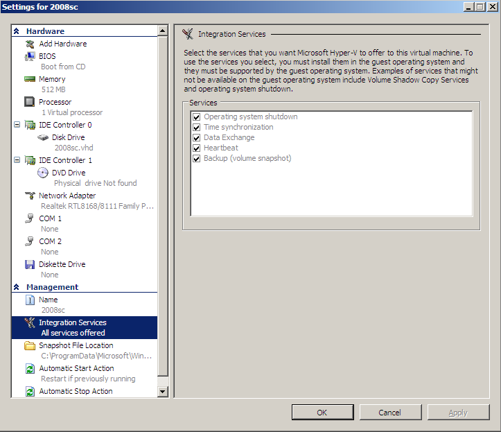 Windows Server 2008 KR TT Oulu - 9.12.2008 sivu 31(36) Ennen kuin ryntäät ottamaan Hyper-V:n tuotantokäyttöön, sinun tulee huomata, että Hyper-V on mukana beta-versiona.