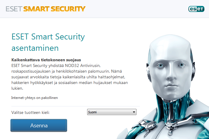 2. Asennus Tuotteen ESET Smart Security asentamiseen on monia eri tapoja. Asennustavat saattavat vaihdella maan ja jakelutavan mukaan: Live-asennusohjelma voidaan ladata ESETin verkkosivustosta.