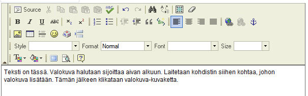 Tarvitsetko todella kuvia, joissa on hyvä kuvanlaatu ja jotka ovat suurempia kuin 240 pikseliä leveydeltään? Pienennä kuva sopivaan kokoon. Valitse sivu, jolle haluat kuvan lisätä.