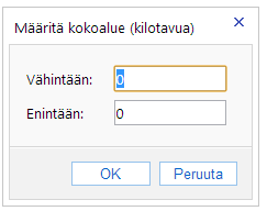 Sivu 23/37 Se on Sääntöä ei aktivoida, mikäli: Viesti sisältää liitteen Viestin tyyppi on: