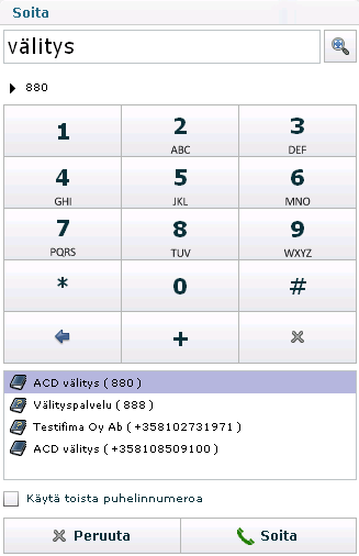 Elisa Oyj Elisa Ring 13 (58) 3.5 Soittaminen 1. Valitse Soita 2.