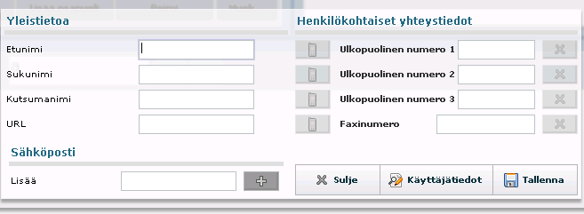 Elisa Oyj Elisa Ring 20 (58) 3.7.1 Uusien henkilökohtaisten yhteystietojen lisäys Elisa Ring Välitykseen Voit lisätä uusia yhteyshenkilöitä Lisää uusia yhteystieto -napin kautta. (Kts. kuva 26.) 1.