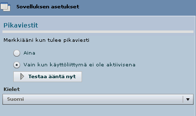 Elisa Oyj Elisa Ring 55 (58) Kuva 89. Asetukset, yleinen 3.11.