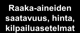 Niukkaresurssiset ratkaisut - yhteenveto Energia- ja raaka-ainelähteiden nykyinen käyttö on ympäristön kannalta kestämätöntä Miksi?