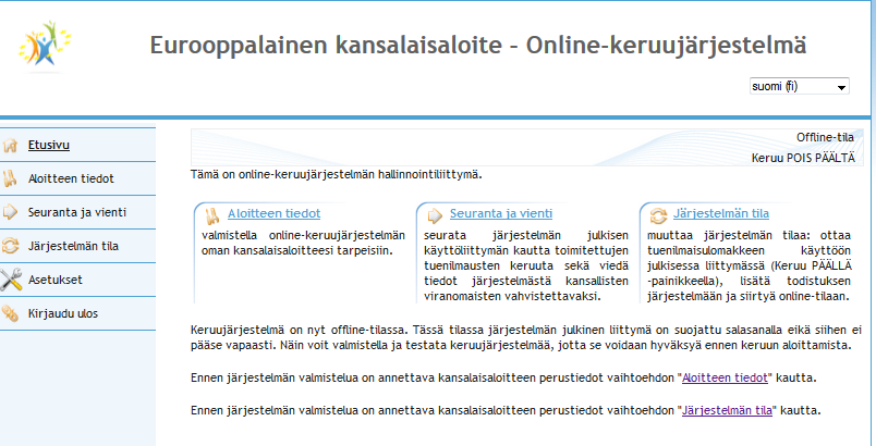 7. Kopioi salauksen avaamisen tulos (napsauttamalla avatun tekstin alapuolella olevaa Kopioipainiketta) ja palaa järjestelmän sisäänkirjautumissivulle.